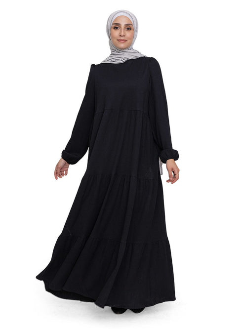 Black Basic Dress - Khotwh